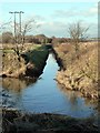 Drainage channel and the River Dearne in S63 8EN