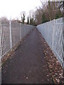 Fenced pathway - Chineham in RG24 9AJ