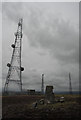 Masts near Foel Fynyddau Triangulation Point. in SA12 9YD