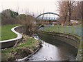 The Pool River north of Southend Lane in SE26 5BN