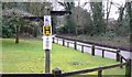 Downs Link signpost by Chinthurst Lane at Bramley in GU5 0AQ