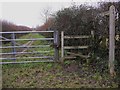 Footpath off Chinthurst Lane in Shalford in GU4 8JQ