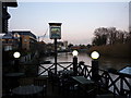 The view from the Town Wharf public house in TW7 7DS