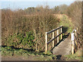 Footpath bridge near Fleam Dyke in CB21 5BW