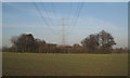 Power lines over ponds in CV7 7BY