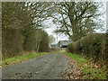 The way to Highfields Farm in BN6 9JT