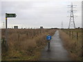 National Network Cyclepath 2 towards Jury's Gap in TN29 9BQ