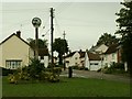 Village sign at Cressing, Essex in CM77 8NZ