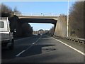 M54 Motorway - B4156 overbridge, westbound carriageway in WV11 2GA