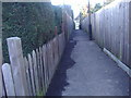 Footpath from Hawthorne Avenue to Gerard Road, Harrow in HA3 8HA