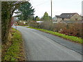 Road past White House Farm, Penallt in NP25 4SB