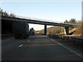 M54 Motorway - minor road overbridge near Codsall Wood in WV8 1QW