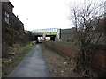 A rail bridge over Dawes Lane, Scunthorpe in DN15 6BW
