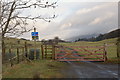 Gate on National cycle route 71 in Wythop