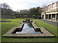 Prince of Wales Gardens ornamental pool in YO11 2SE