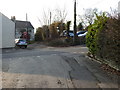 Road junction at Llanfrechfa in NP44 8UD