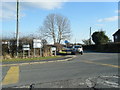 B5130/Barton Road/Sibbersfield Lane junction in CH3 6RL