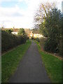 Footpath between Oakridge Road & Upton Crescent in RG21 5GX
