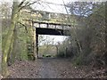 Bridge carrying Chevet Lane over the former railway in WF4 2WU