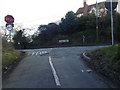 High Cross Lane/Broxton Road junction, Clutton in CH3 9XR