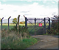 Security Gates on Normanby Cliff Road in LN8 2AE