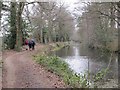 Walkers on the towpath in GU21 2RR