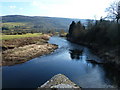 River Usk from the bridge, Newbridge on Usk in NP15 1LY