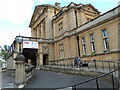 Entrance to Cheltenham Town Hall in GL50 1JU