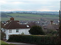 View over Long Ashton from Providence Lane in BS41 9AE
