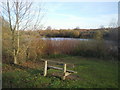 Seat at Bedfont Lakes Country Park in TW14 8QA