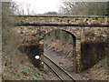 Bridge (No 23) over single track railway in TS9 6EH