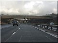 M56 Motorway - Sutton Fields Farm accommodation bridge in WA7 3DL