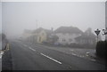 Clee Hill village in the mist in SY8 3QY