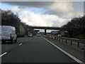 M56 Motorway - Arley Road bridge in WA4 4TQ