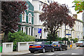 Houses along south side of Westbourne Park Villas, W2 in W9 3PD