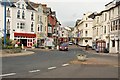 Seaton: View into Town from the Sea Front in EX12 2NJ