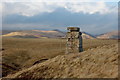 Survey pillar, Harlaw Muir in EH26 8NX
