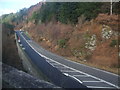 A470 approaching Pont Gethin in LL25 0PX