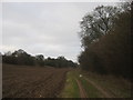 Footpath (and farm track) to Denton in CT15 7HJ