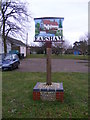 Earsham Village Sign in NR35 2TG