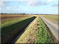 Swindler's Drove near Spalding, Lincs in Low Fulney