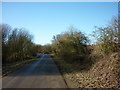 The road from Bagmoor Farm in DN15 9HU