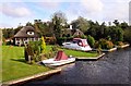 Riverside houses at Wroxham in NR12 8UN