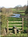 Stile gives access to a field by the River Yarty in EX14 9LL