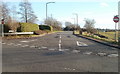 Junction of Cobol Road and Fortran Road, St Mellons Business Park in CF3 0SA
