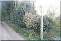 Footpath signpost, Hart Hill in TN27 0HN