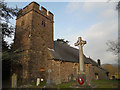 St Cybi's Church at Llangybi in NP15 1QF