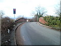 Traffic light controlled bridge, Roman Road, Hereford in HR1 1DS