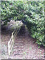 Footpath Steps to the A12 Saxmundham Bypass in IP17 2PU