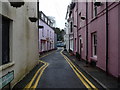 A small side street in Llandeilo in SA19 6ES